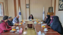 برگزاری جلسه‌ای با حضور سرپرست دانشکده و نمایندگانی از صنعت، در رابطه با مرکز ارتقاء مهارت و اتصال به بازار پوشاک ایران (سالن فرهنگ)