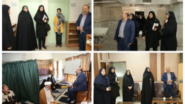 بازدید دکتر جلیلی معاونت فرهنگی و دانشجویی دانشگاه فنی و حرفه ای از دانشکده فنی دکتر شریعتی