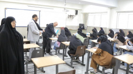 بازدید نماینده نظارت، ارزیابی و تضمین کیفیت دانشگاه ملی مهارت از روند برگزاری امتحانات پایان ترم دانشکده شریعتی