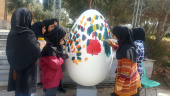 نقاشی و طراحی تخم مرغ های نوروزی توسط دانشجویان هنر دانشکده شریعتی