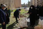 برگزاری کاشت نهال به یاد شهداء در هفته گرامیداشت منابع طبیعی و روز درختکاری